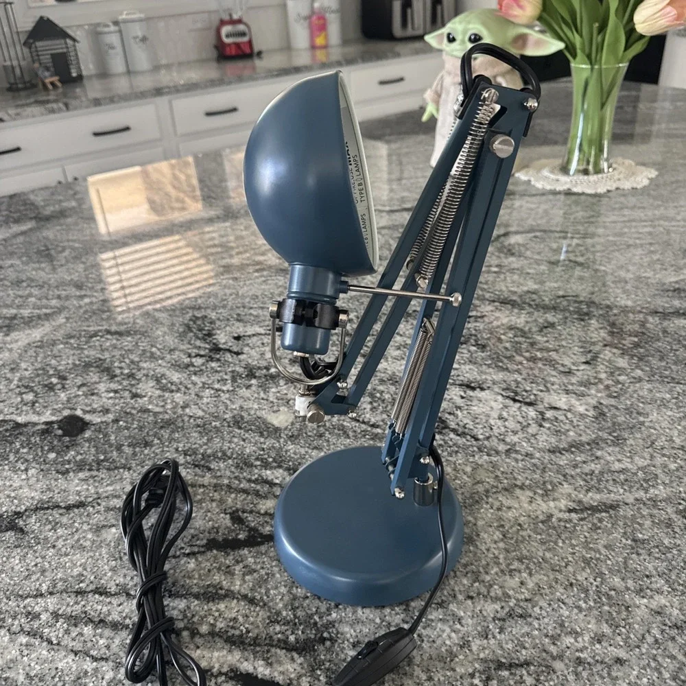 IKEA Tertial Deep Slate Blue 703.580.34/14412 Table Lamp Great Shape